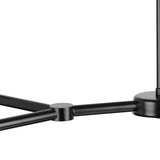 Progress Lighting Arya 8-Light Matte Black Luxe Linear Chandelier
