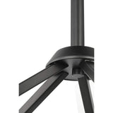 Progress Lighting Vertex Collection 5-Light Matte Black Etched White Contemporary Chandelier