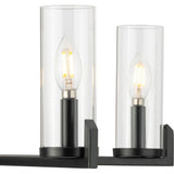 Progress Lighting Pellum Collection 25 in. 5-Light Matte Black Modern Traditional Chandelier for Dining Room
