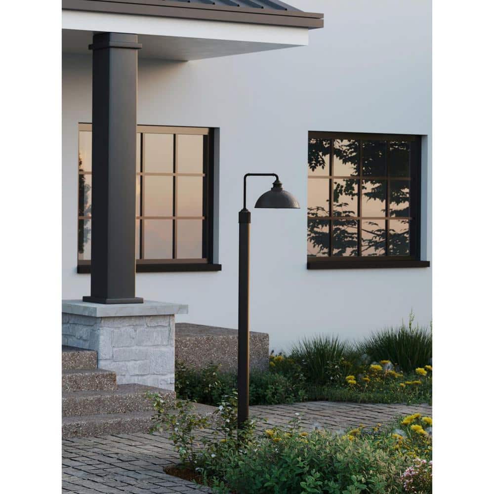 Progress Lighting Black 7 ft. Exterior Lamp Post