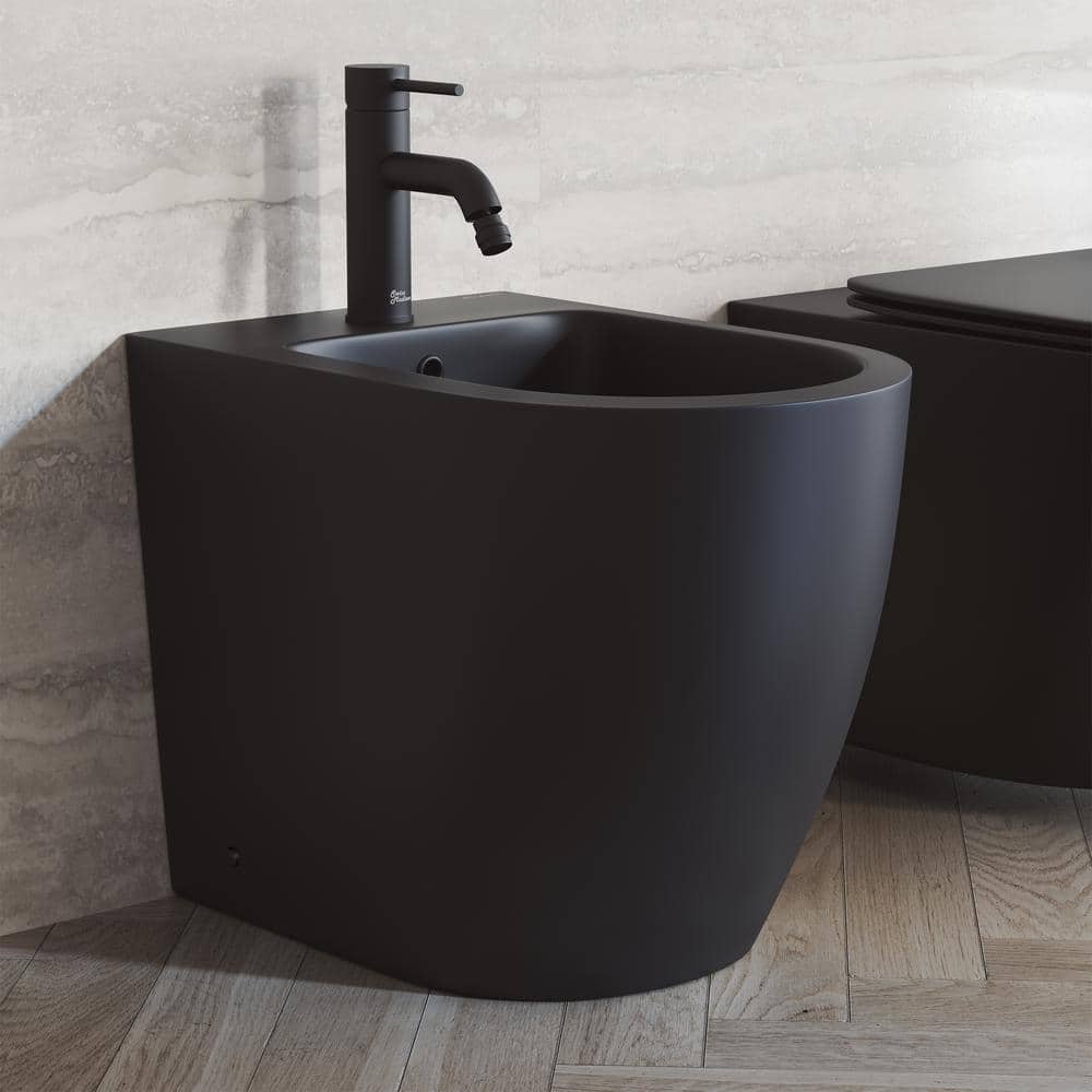 Swiss Madison St. Tropez Elongated Bidet in Matte Black
