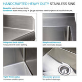Transolid 18 Gal Matte Black Freestanding Laundry Sink with Cabinet and Faucet
