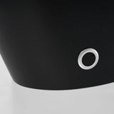 WELLFOR Smart Bidet Toilet 1.28 GPF Matte Black - LED Screen, Auto Functions, Heated Seat