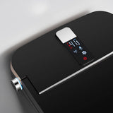 WELLFOR Smart Bidet Toilet 1.28 GPF Matte Black - LED Screen, Auto Functions, Heated Seat