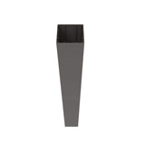 Barrette Outdoor Living VersaRail 4.25 in. x 4.25 in. x 39 in. Matte Bronze Aluminum Rail Post Sleeve