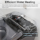 GIVING TREE Smart Toilet Bidet - 1.28 GPF Elongated with Auto Features - Matte Gray