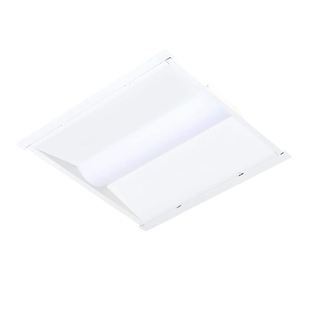 Unbranded 2 ft. x 2 ft. 4066 Lumens Integrated LED Panel Light in Matte White Finish, 5000K (1-Pack)