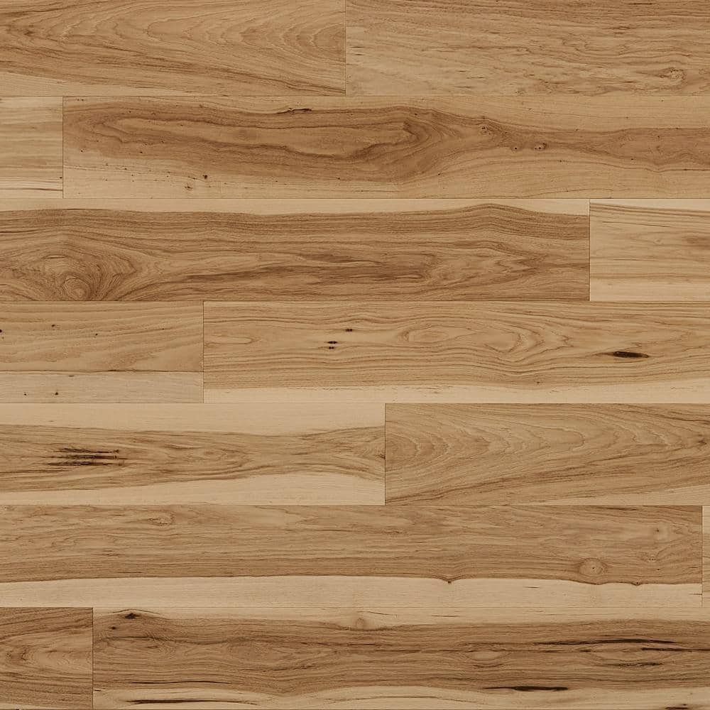 ASPEN FLOORING Meadow Hickory 9/16 in T x 8.66 in. W Tongue and Groove Wire Brushed Engineered Hardwood Flooring (31.25 sqft/case)