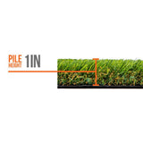 AstroLawn Allure 15 ft. Wide x Cut to Length Meadow Green Artificial Grass