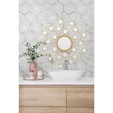 MSI Medici Silver Pattern 10.83 in. x 12.44 in. x 8mm Stone Metal Blend Mesh Mounted Mosaic Tile (9.4 sq. ft/Case)