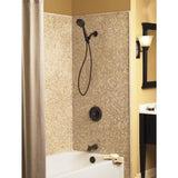 MOEN Banbury 5-Spray 4 in. Single Wall Mount Handheld Adjustable Shower Head in Mediterranean Bronze