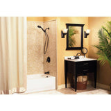 MOEN Banbury 5-Spray 4 in. Single Wall Mount Handheld Adjustable Shower Head in Mediterranean Bronze