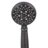 MOEN Banbury 5-Spray 4 in. Single Wall Mount Handheld Adjustable Shower Head in Mediterranean Bronze