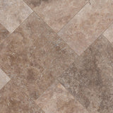 MSI Mediterranean Walnut 10 Piece Tumbled Travertine Paver Tile Kit (10 Kits / 160 sq. ft. / Pallet)