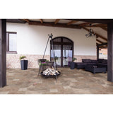 MSI Mediterranean Walnut 10 Piece Tumbled Travertine Paver Tile Kit (10 Kits / 160 sq. ft. / Pallet)