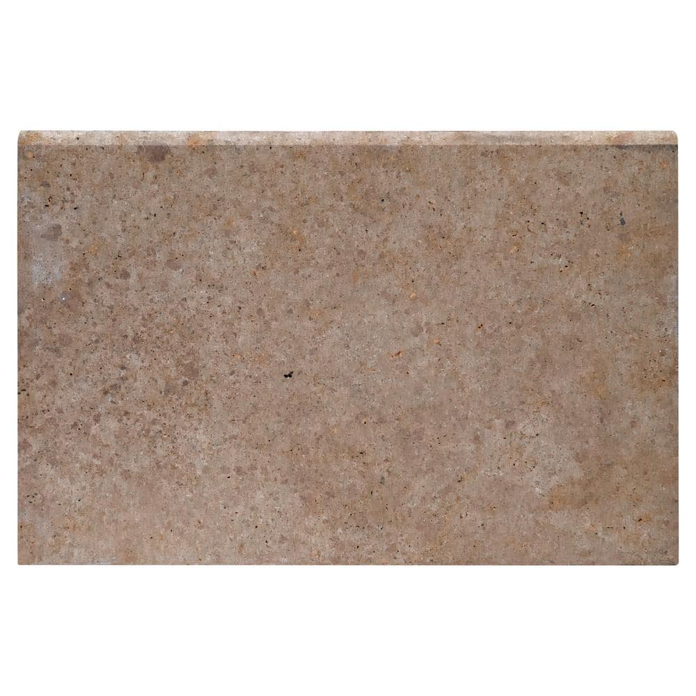MSI Mediterranean Walnut 2 cm. x 16 in. x 24 in. Brushed Travertine Pool Coping (2.67 sq. ft.)