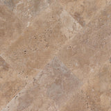 MSI Take Home Tile Sample - Mediterranean Walnut 6 in. x 6 in. Tumbled Travertine Paver Tile (0.25 sq. ft.)