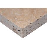 MSI Take Home Tile Sample - Mediterranean Walnut 6 in. x 6 in. Tumbled Travertine Paver Tile (0.25 sq. ft.)
