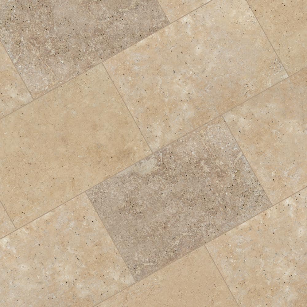 MSI Mediterranean Walnut 2 cm. x 16 in. x 24 in. Tumbled Travertine Paver Tile (40.05 sq. ft./Pallet)