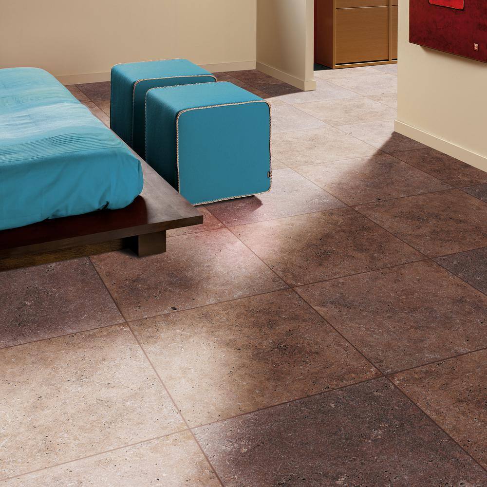 MSI Mediterranean Walnut 2 cm. x 16 in. x 16 in. Tumbled Travertine Paver Tile (106.8 sq. ft./Pallet)