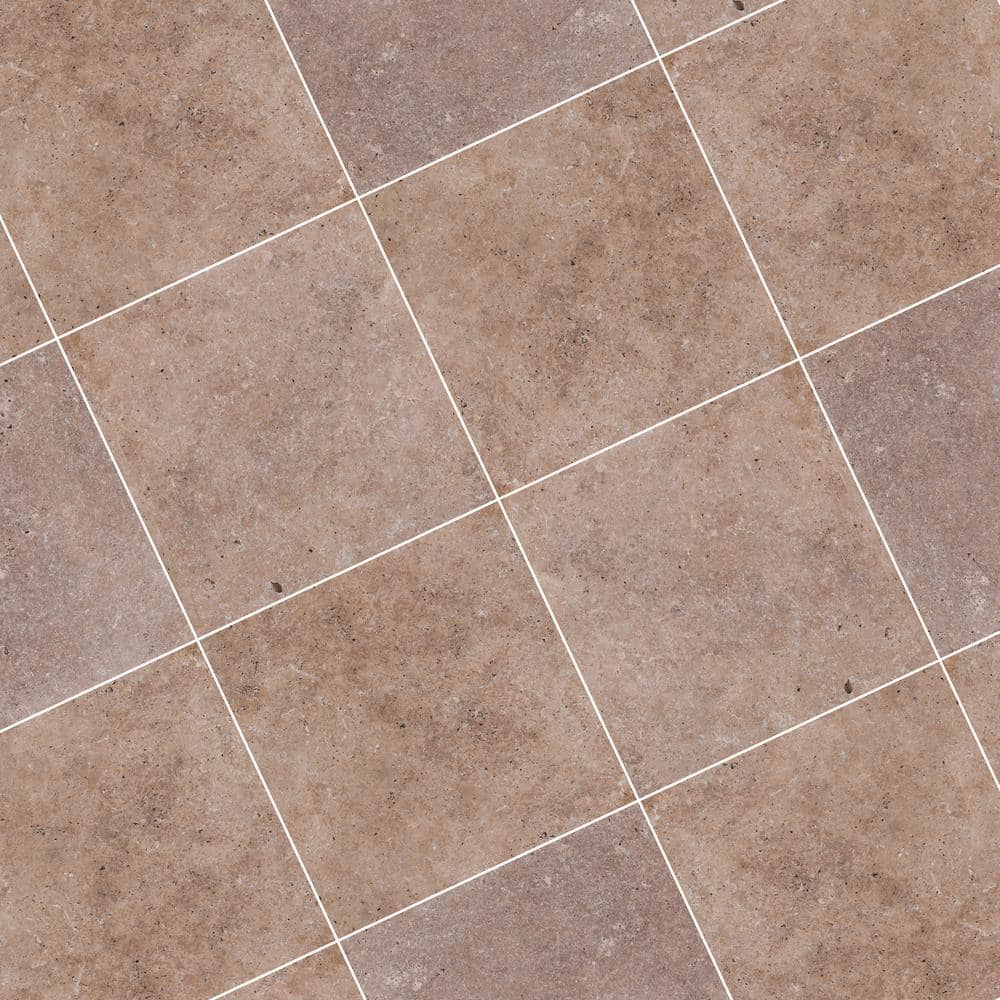 MSI Mediterranean Walnut 2 cm. x 16 in. x 16 in. Tumbled Travertine Paver Tile (35.6 sq. ft./Pallet)