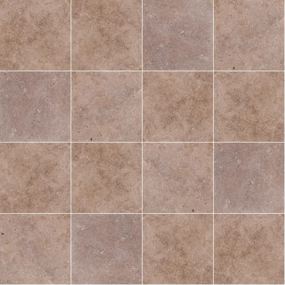 MSI Mediterranean Walnut 2 cm. x 16 in. x 16 in. Tumbled Travertine Paver Tile (35.6 sq. ft./Pallet)