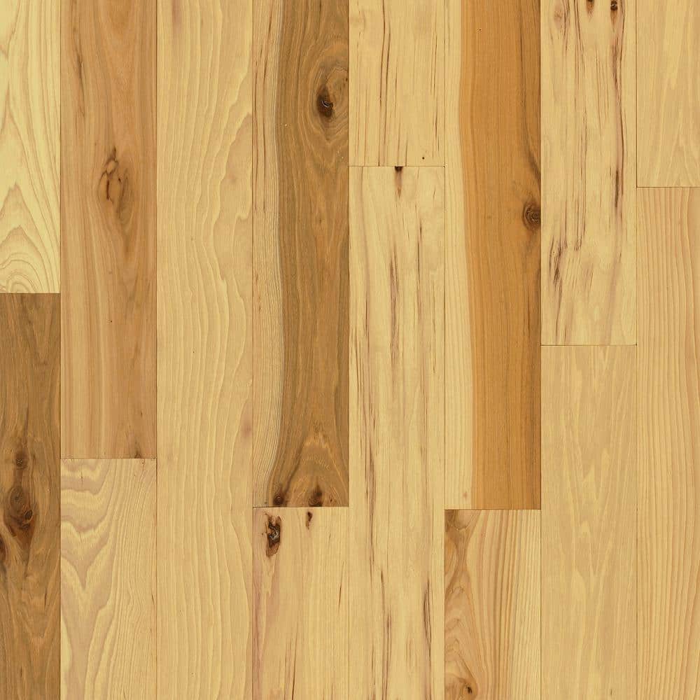 Bruce Plano Natural Hickory 3/4 in. T x 2-1/4 in. W Smooth Solid Hardwood Flooring (20 sq.ft./ctn)