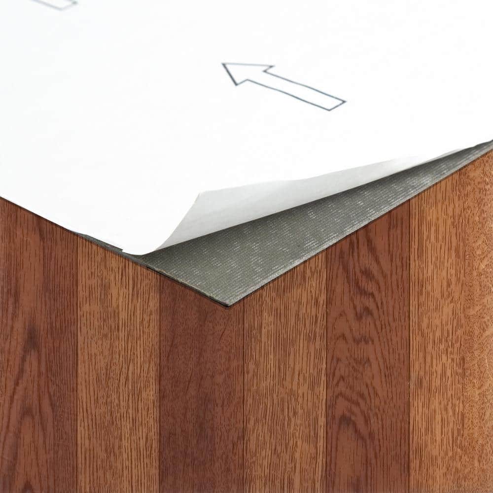 ACHIM Sterling Medium Oak Plank 12 in. x 12 in. Peel and Stick Vinyl Tile (45 sq. ft. / case)