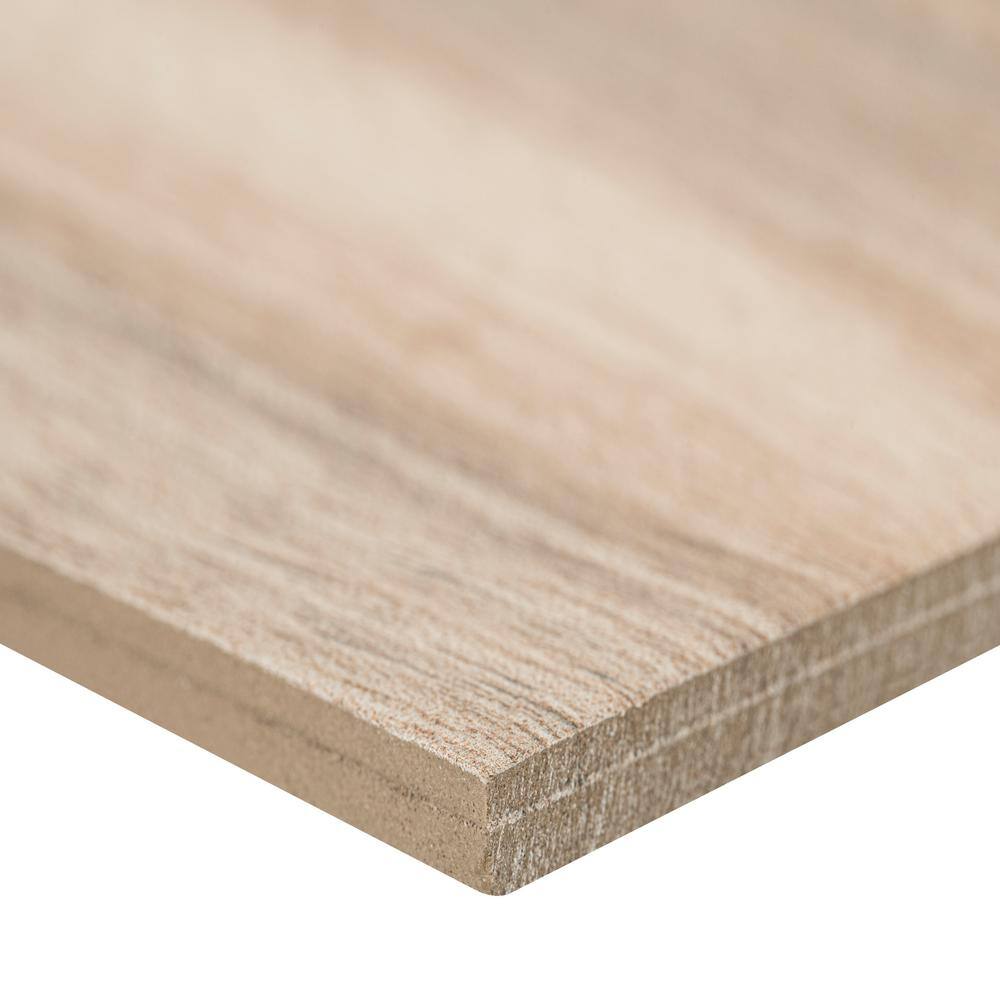 MSI Meliana Amber 9 in. x 48 in. Matte Porcelain Wood Look Floor and Wall Tile (648 sq. ft./Pallet)