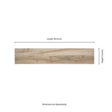 MSI Meliana Amber 9 in. x 48 in. Matte Porcelain Wood Look Floor and Wall Tile (648 sq. ft./Pallet)