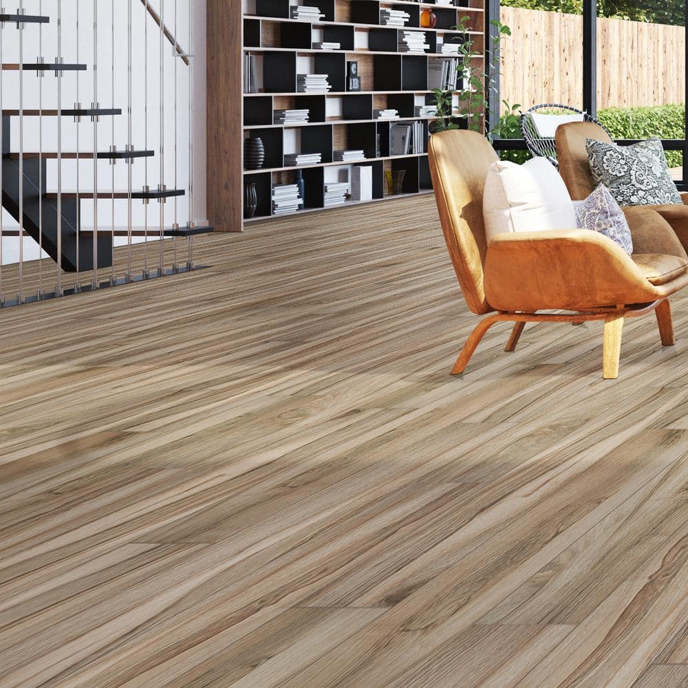 MSI Meliana Amber 9 in. x 48 in. Matte Porcelain Wood Look Floor and Wall Tile (648 sq. ft./Pallet)