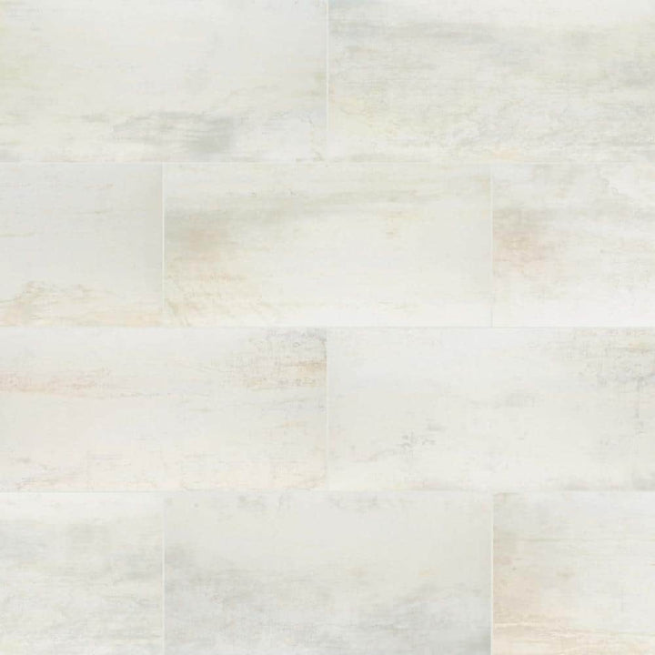 Metallic Blanche 24 in. x 48 in. Matte Porcelain Stone Look Floor and Wall Tile (16 sq. ft./Case)