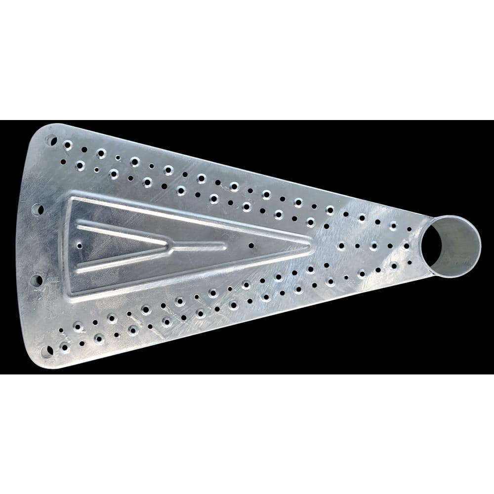Dolle Toronto V3 PE 9 ft. 3 in. Galvanized Stair Kit
