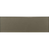 MSI Metallic 4 in. x 12 in. Glossy Glass Gray Subway Tile (5 sq. ft. / case)