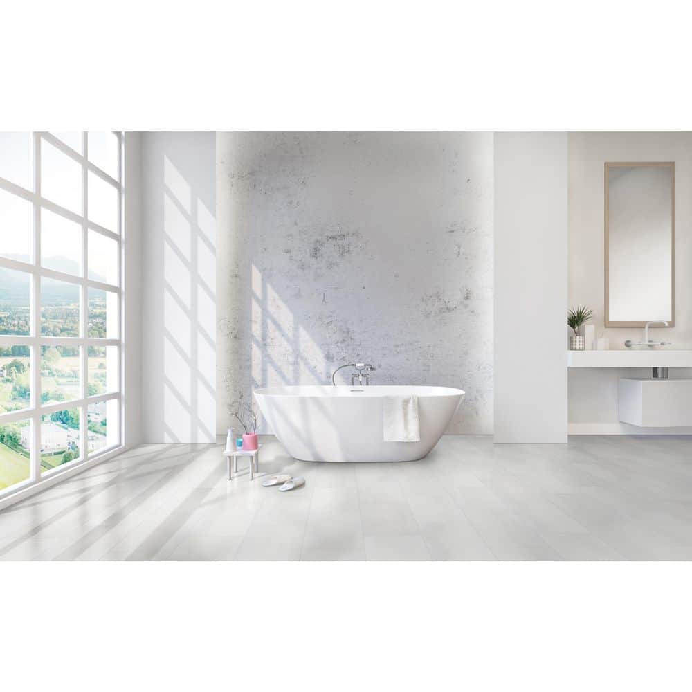 MSI Metallic White 12 in. x 24 in. Matte Ceramic Floor and Wall Tile (19.38 sq. ft./Case)
