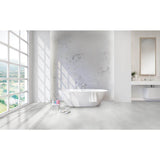 MSI Metallic White 12 in. x 24 in. Matte Ceramic Floor and Wall Tile (19.38 sq. ft./Case)