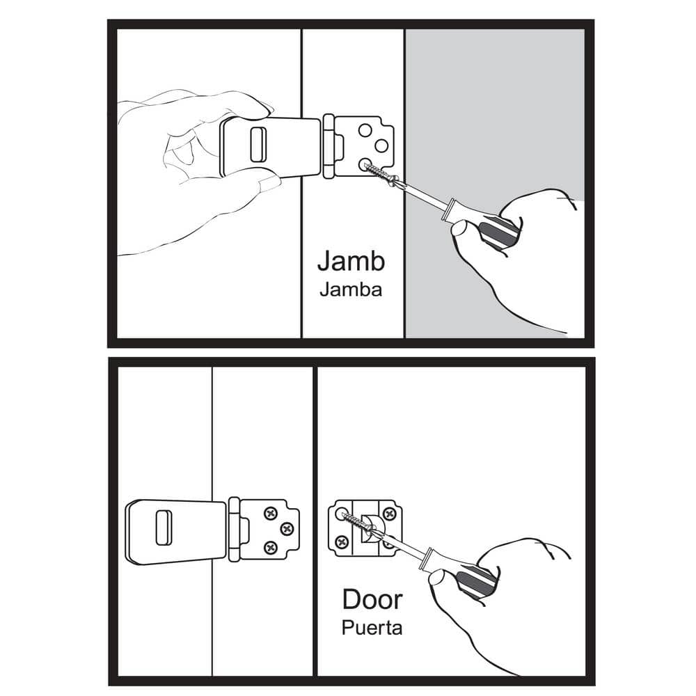 Everbilt 4-1/2 in. Zinc-Plated Adjustable Staple Safety Hasp