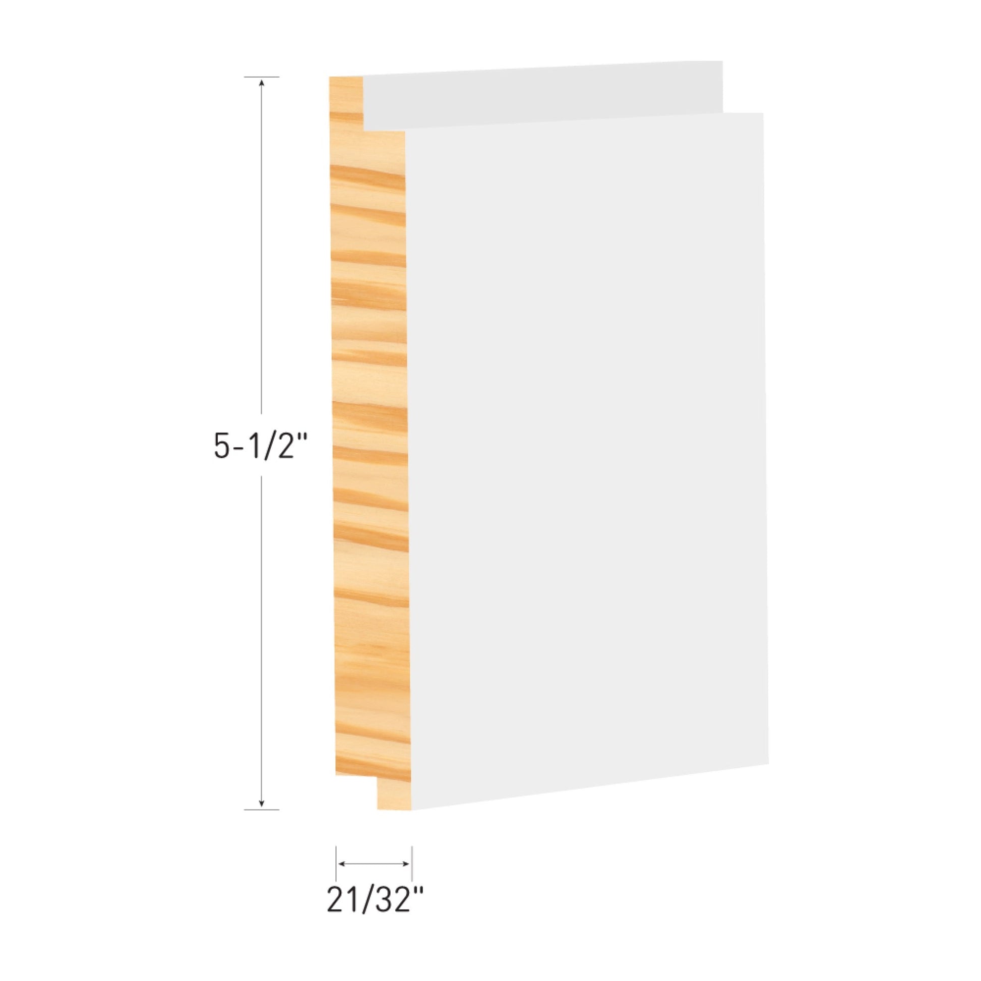 Metrie Finger Joined Pine Shiplap 21/32" x 5-1/2" x 16'