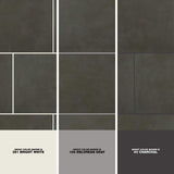 Metro Anthracite 12 in. x 24 in. Matte Porcelain Stone Look Floor and Wall Tile (14 sq. ft./Case)