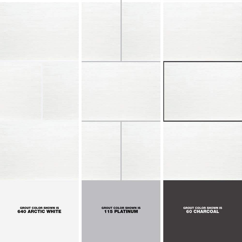 Metro Blanco 12 in. x 24 in. Matte Porcelain Fabric Look Floor and Wall Tile (16 sq. ft./Case)