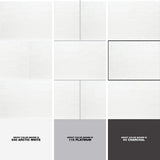 Metro Blanco 12 in. x 24 in. Matte Porcelain Fabric Look Floor and Wall Tile (16 sq. ft./Case)