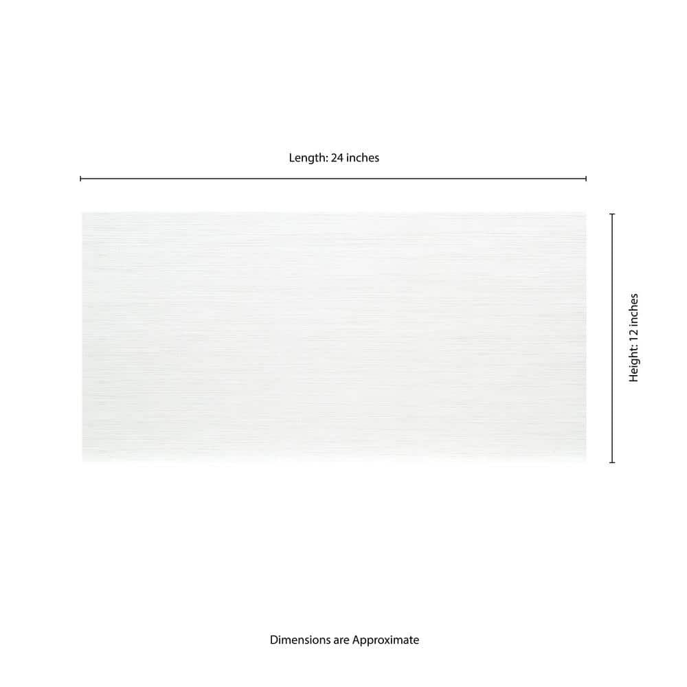 Metro Blanco 12 in. x 24 in. Matte Porcelain Fabric Look Floor and Wall Tile (16 sq. ft./Case)