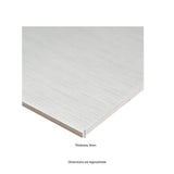 Metro Blanco 12 in. x 24 in. Matte Porcelain Fabric Look Floor and Wall Tile (16 sq. ft./Case)