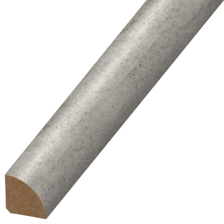 DuraDecor Classy Chic Metro Grey 0.75 in. T x 0.75 in. W x 94 in. L Quarter Round Molding