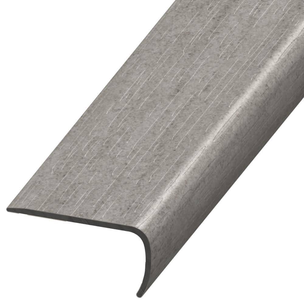 Classy Chic Metro Grey 1 in. T x 2 in. W x 94 in. L Stair Nose Molding