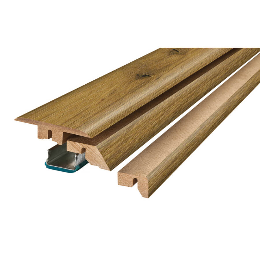 SimpleSolutions 2.37-in x 78.7-in MDF 4-in-1 Floor Moulding