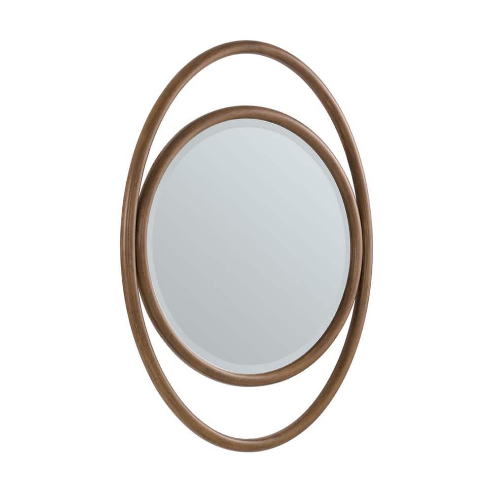 James Martin Vanities Esca 28 x 38 Inch Mid-Century Walnut Vanity Mirror