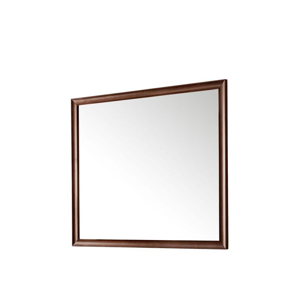 James Martin Vanities Glenbrook 48" Mid-Century Walnut Vanity Mirror