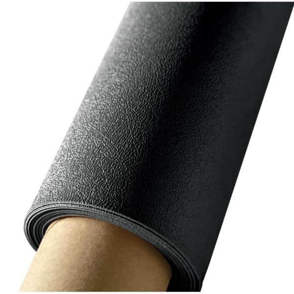 G-Floor Levant 5 ft. x 10 ft. Midnight Black Vinyl Universal Flooring