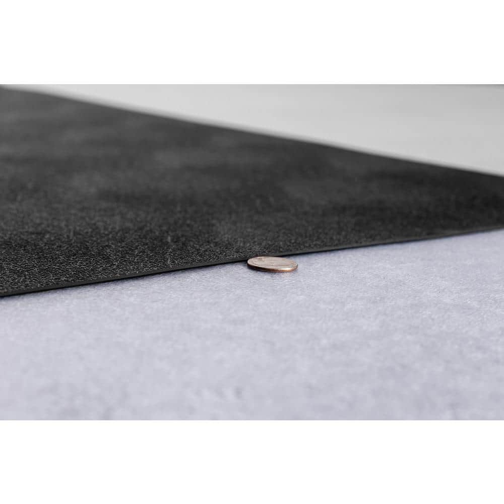 G-Floor Levant 5 ft. x 10 ft. Midnight Black Vinyl Universal Flooring